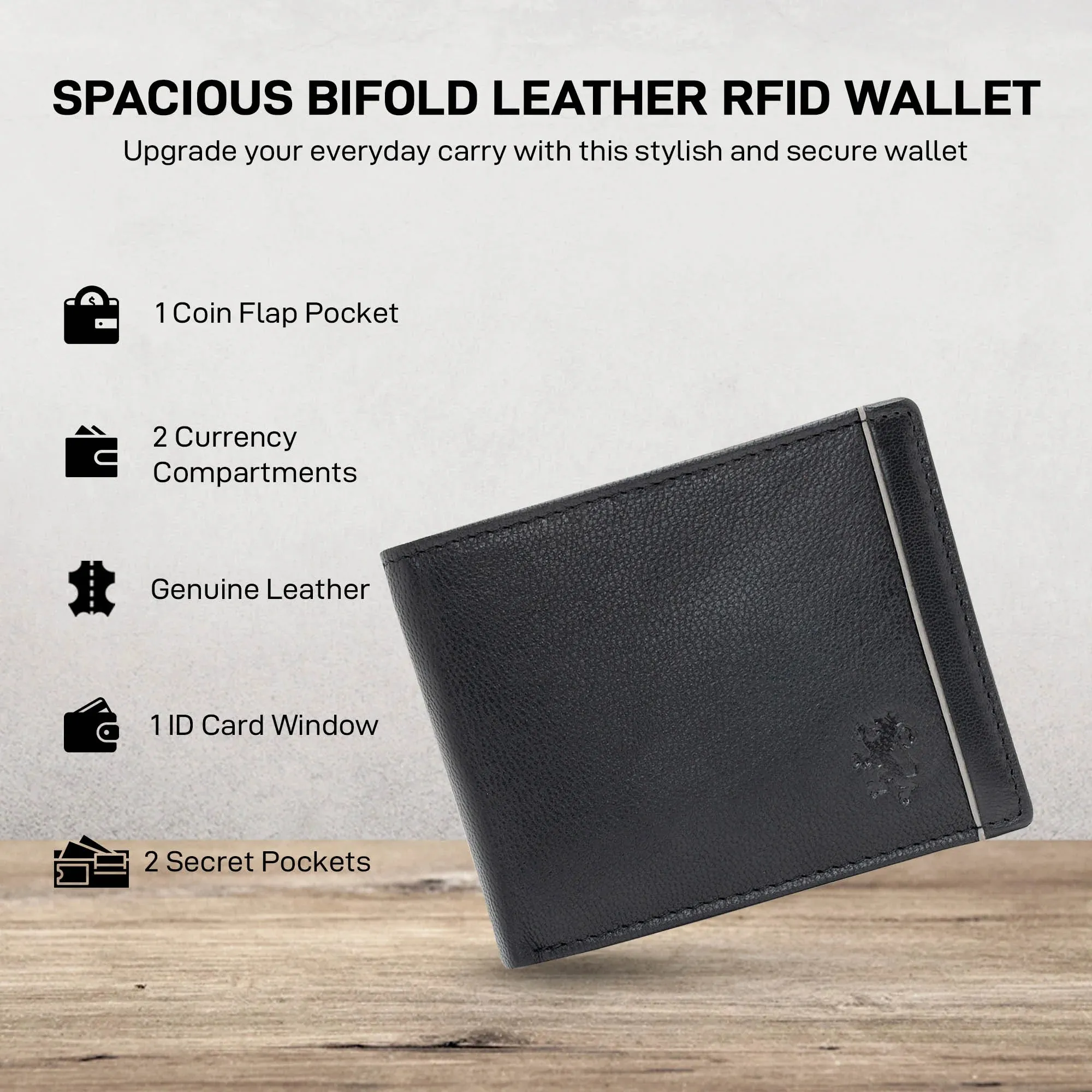 Red Tape Genuine Leather RFID Wallet | Stylish And Secure