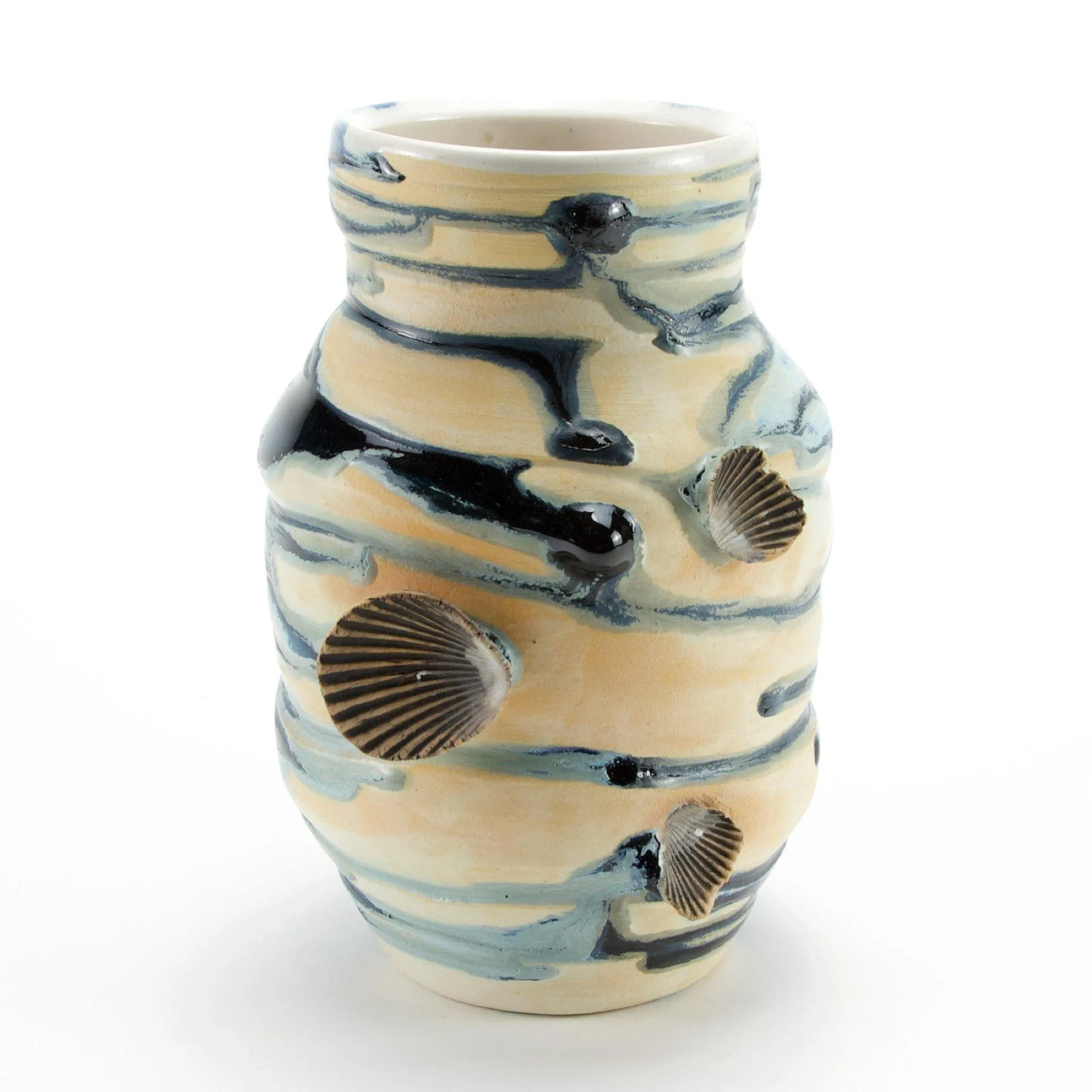 Sea Shell Vase - Blue Ocean