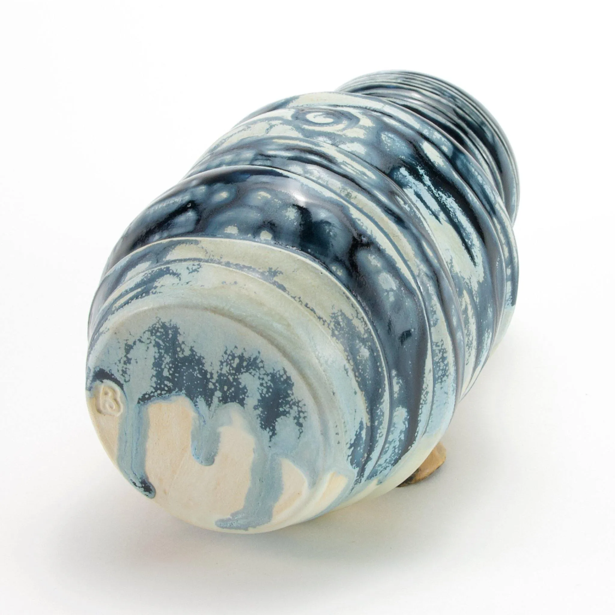 Sea Shell Vase - Blue Ocean