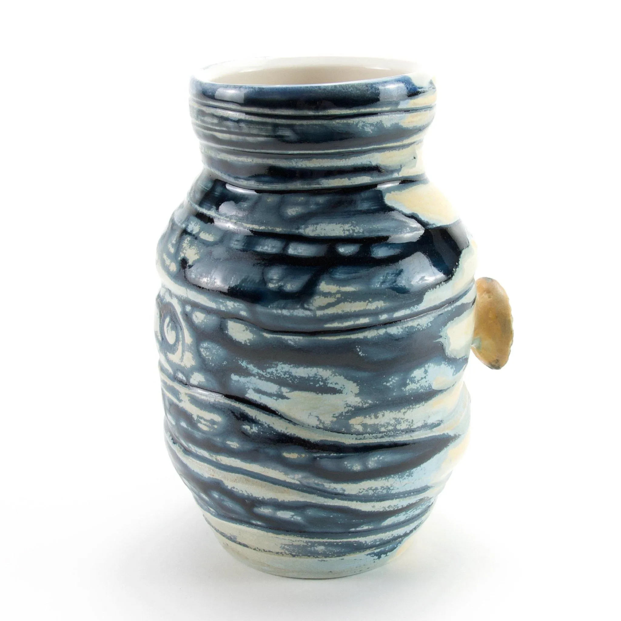 Sea Shell Vase - Blue Ocean