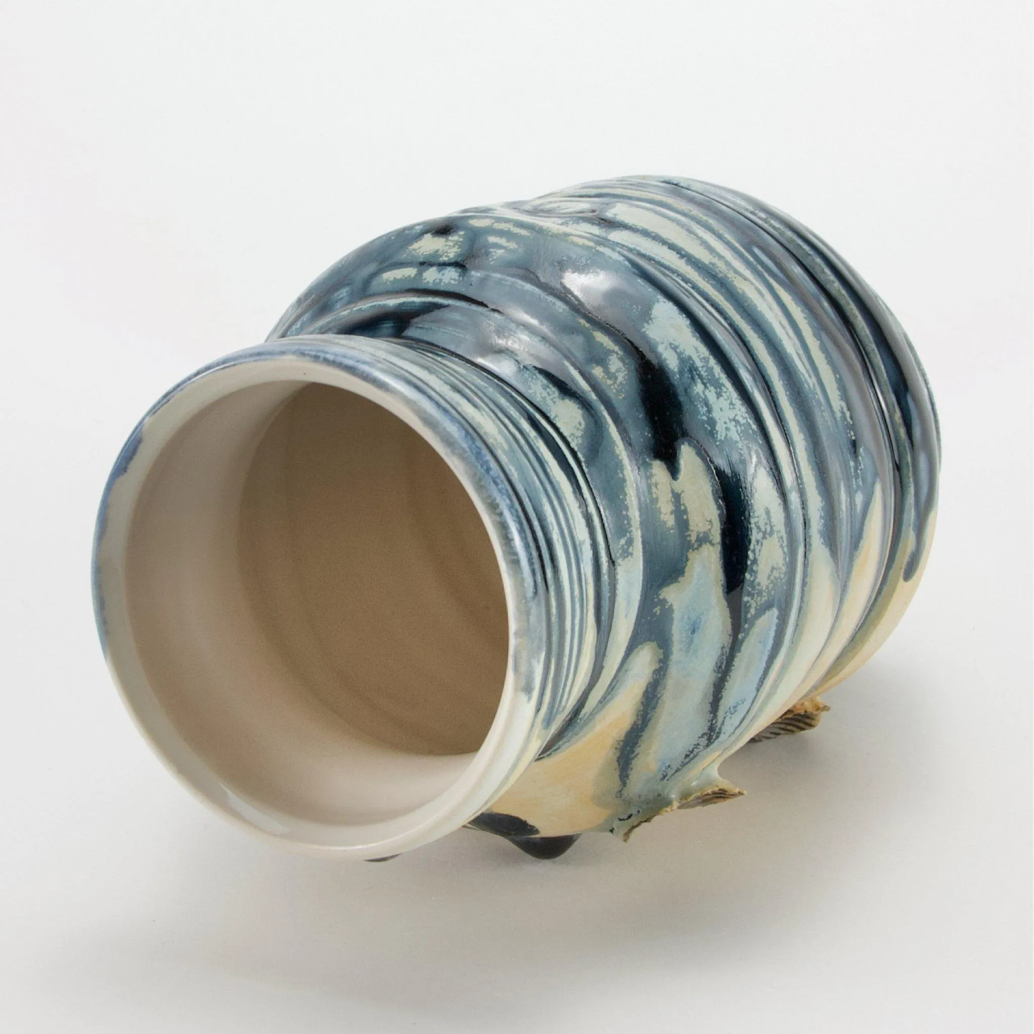 Sea Shell Vase - Blue Ocean