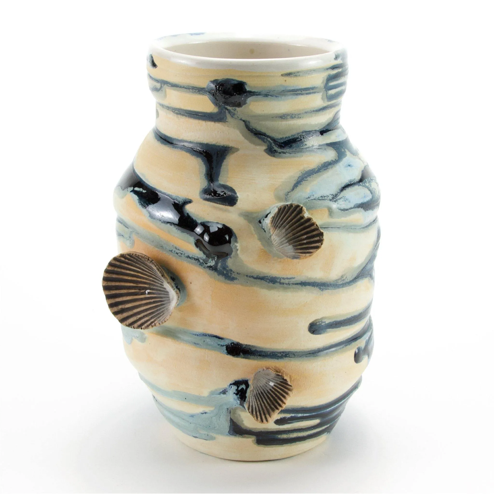 Sea Shell Vase - Blue Ocean