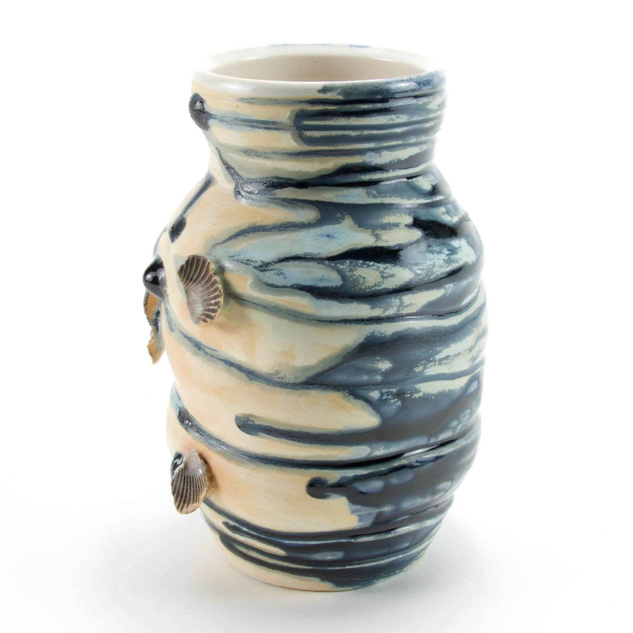 Sea Shell Vase - Blue Ocean