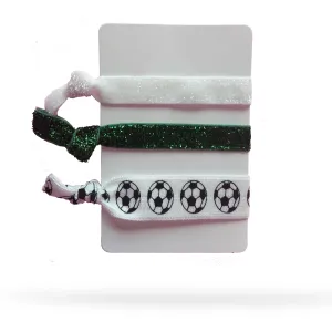 Soccer Field Pack of 3 Hair Ties