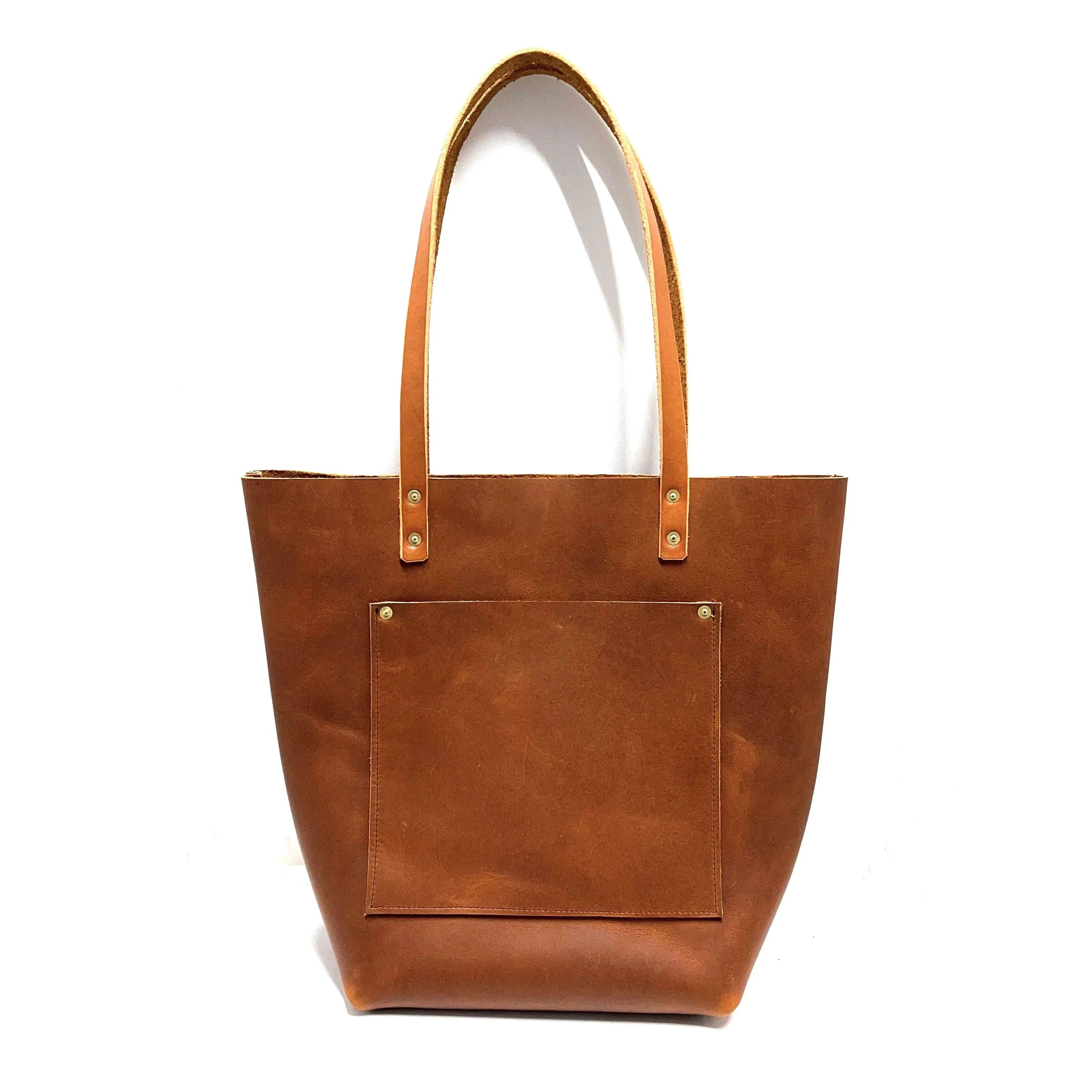 Urban Leather Tote Bag in Tan