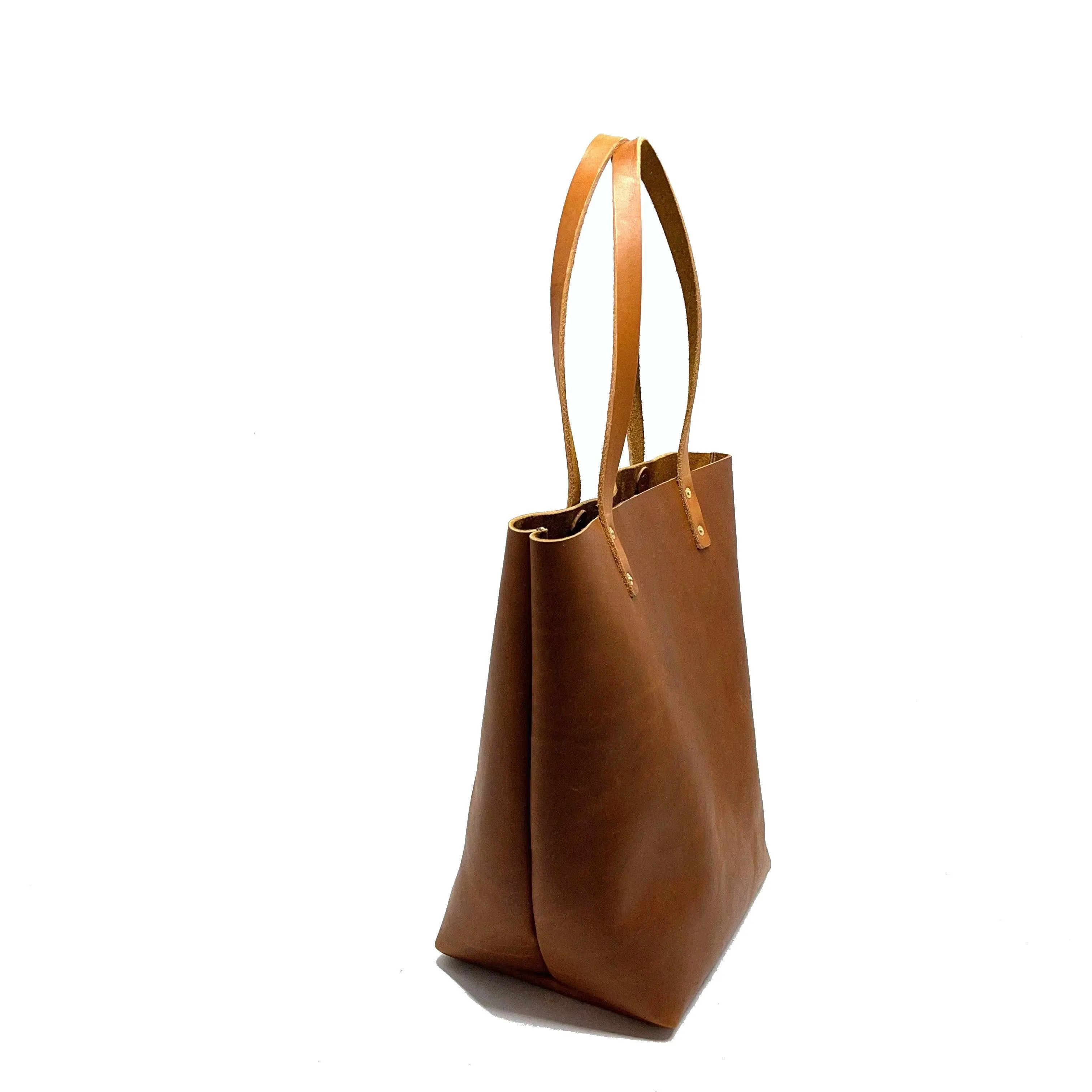 Urban Leather Tote Bag in Tan