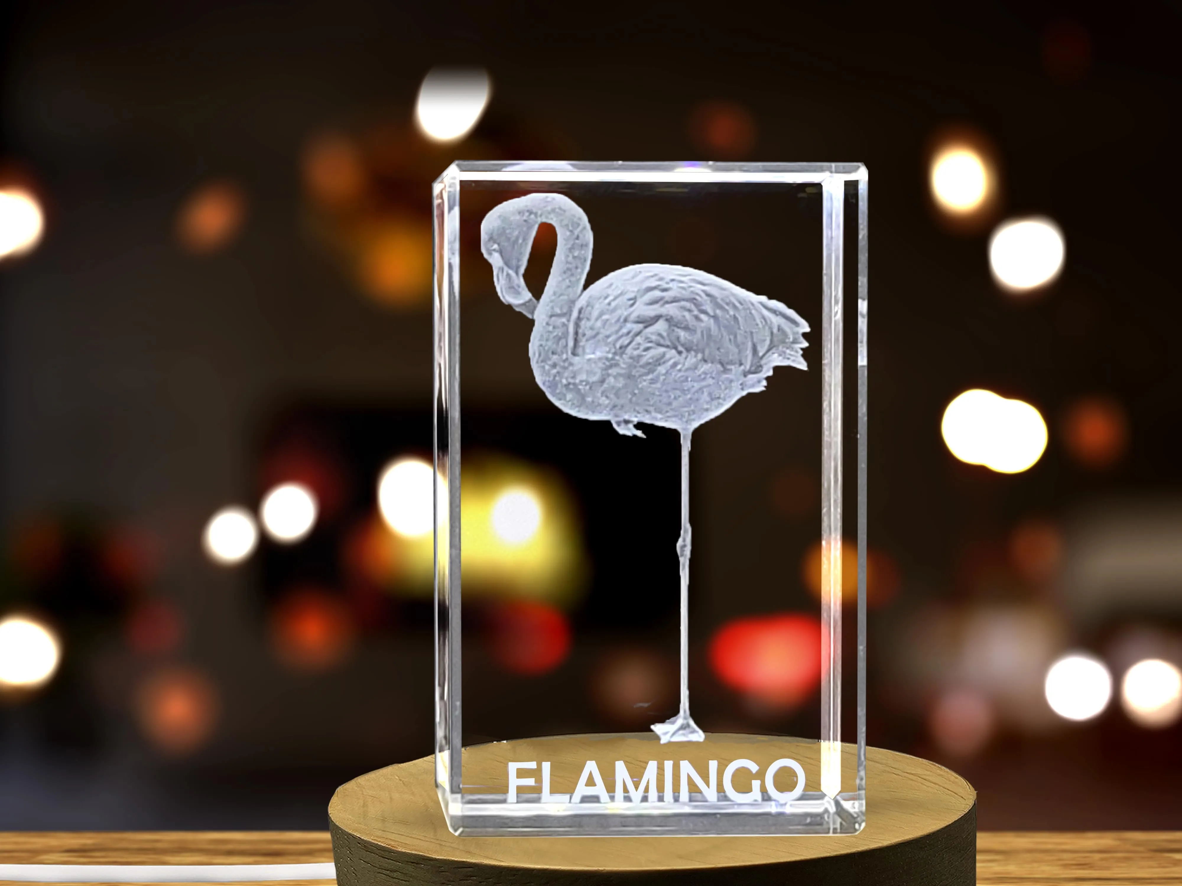 Vibrant Flamingo Crystal Sculptures | Gorgeous Gems Carved with Dancing Birds