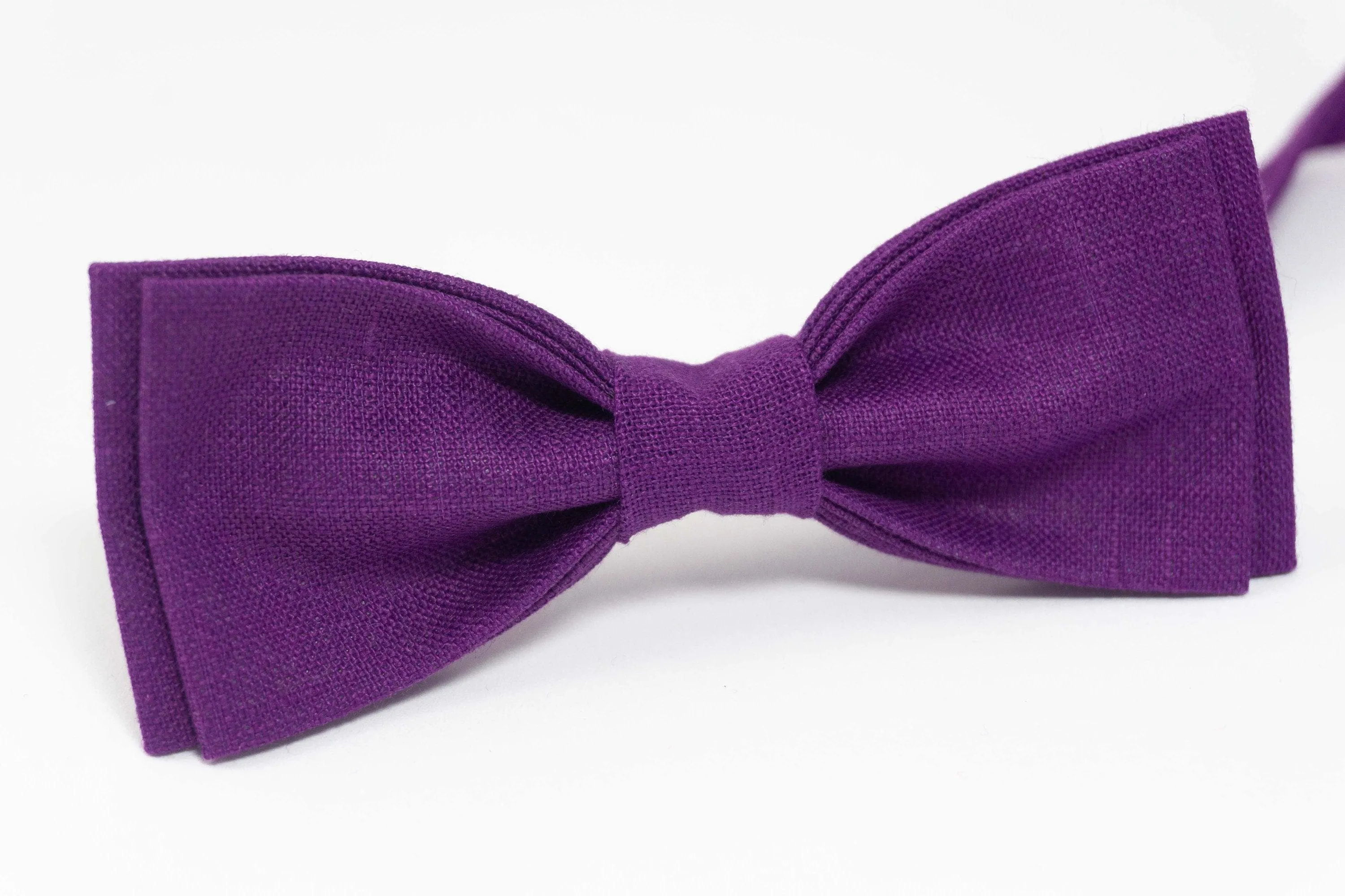 Violet bow tie wedding | violet baby bow tie