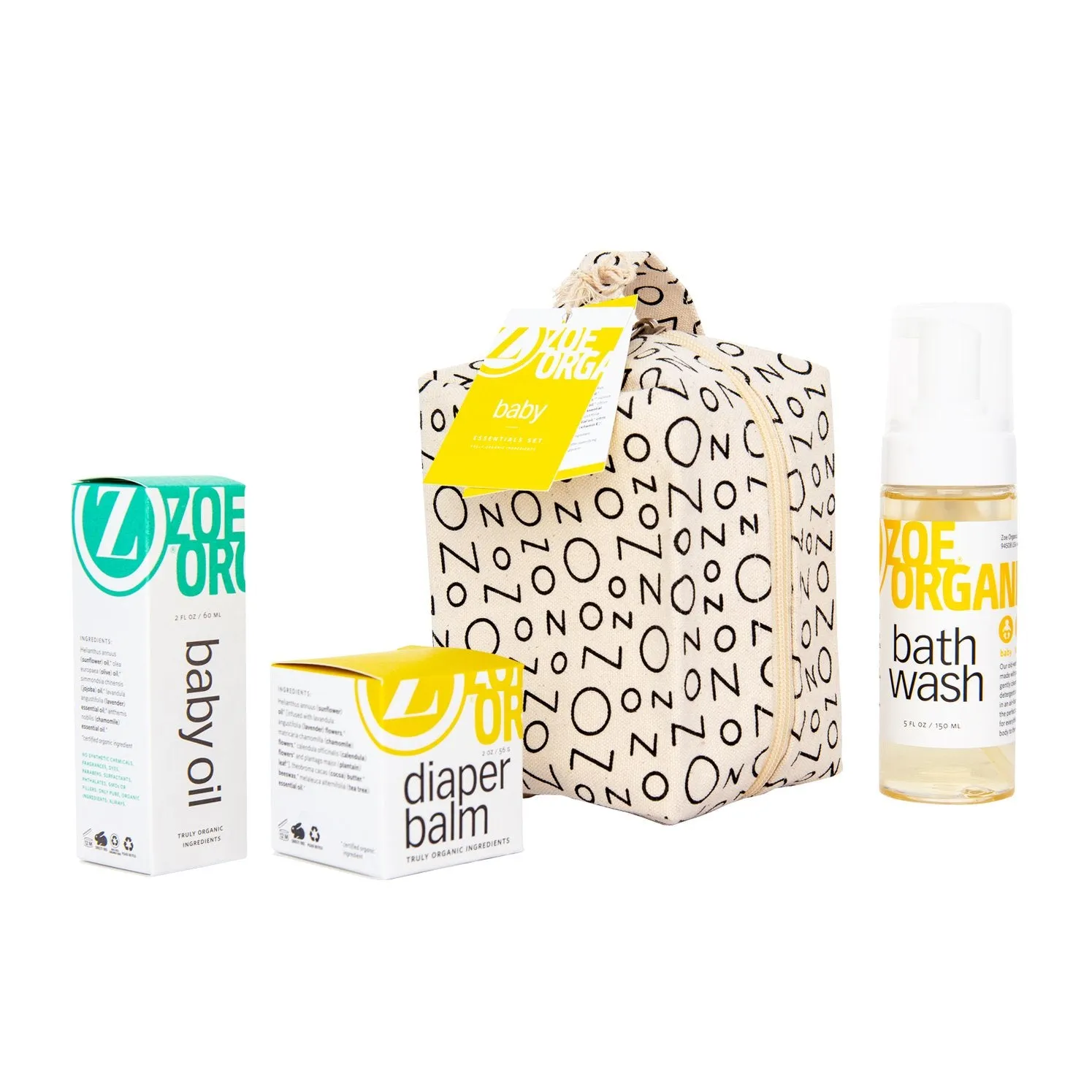 Zoe Organics Baby Gift Set